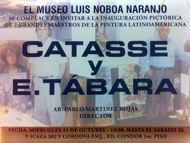 exposicion de arte en el museo de alvaro noboa